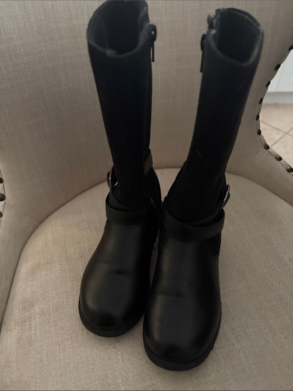 Classic Black Mid-Calf Women's Boots
